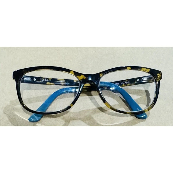 Nicole Miller Women's Eyeglasses Brook C03 Tortoise  And Blue Optical Frame Rare - Picture 1 of 5